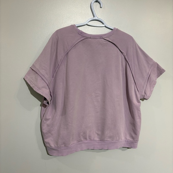 Blue Velvet Ash & Antler sweat shirt lilac Peace Patch - Picture 6 of 9